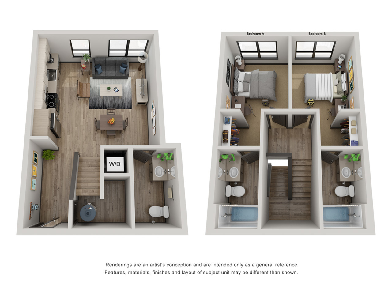 2BR/2.5BA - B1TH