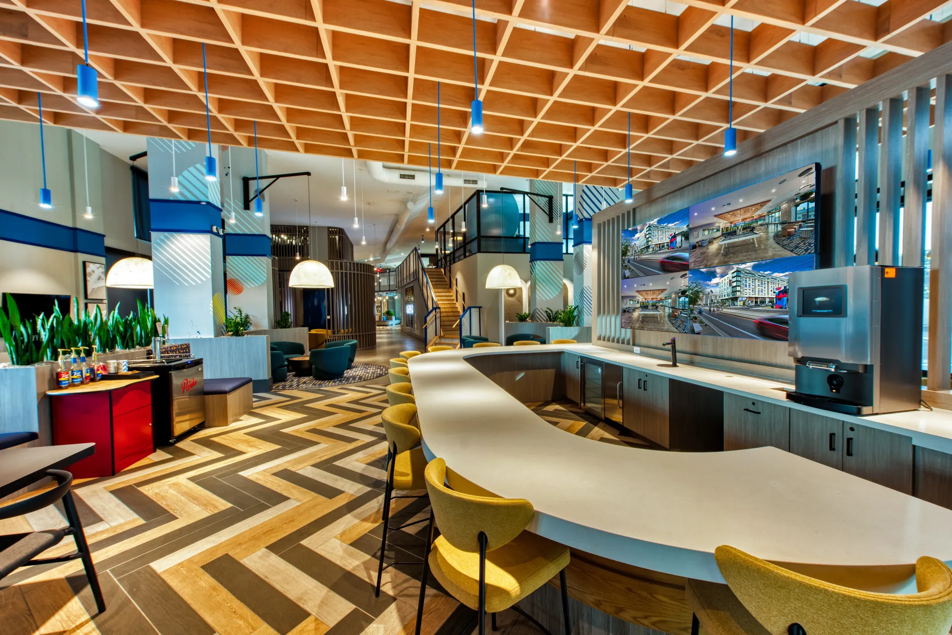 Lounge seating at Canvas Tempe
